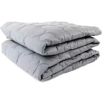 Покрывало 2-спальное Tkano Russian North стеганое, цвет серый