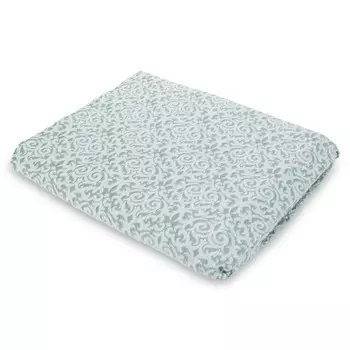 Покрывало евро Portugal Home Margot White & Green 260x260см