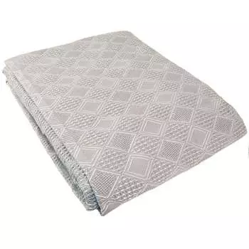 Покрывало евро Portugal Home Romina, цвет серый