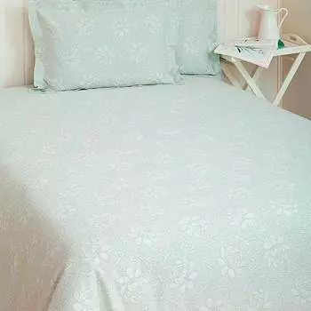 Покрывало Luxberry Flowers 200x220, цвет голубая мята