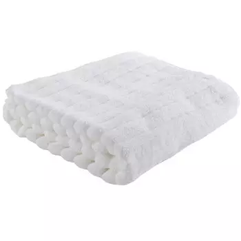 Полотенце банное Waves белого цвета Essential 70х140