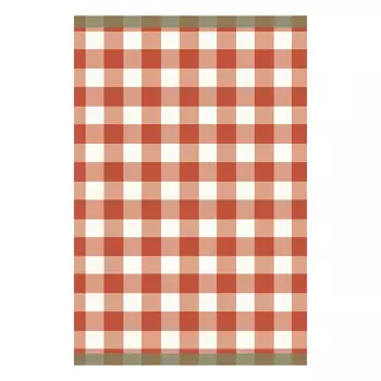 Полотенце кухонное Coucke Essentials Halflinen Emile Rouge