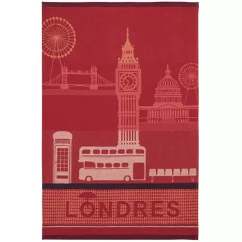 Полотенце кухонное Coucke London City Rouge