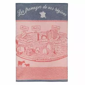 Полотенце кухонное Coucke PLATEAU DE FROMAGES 50x75см
