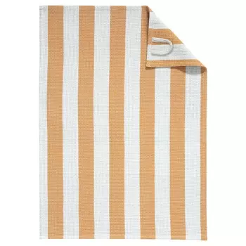 Полотенце кухонное вафельное Cawo Stripes 50x70см, цвет красный