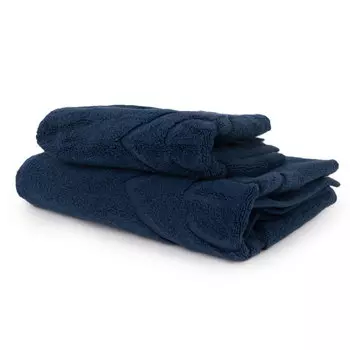Полотенце махровое 50х100см Gant Home Icon G, цвет синий