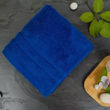 Полотенце махровое 50x100см Pappel Cirrus/S, цвет синий