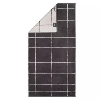 Полотенце махровое Cawo Lines 50x100см, цвет серый