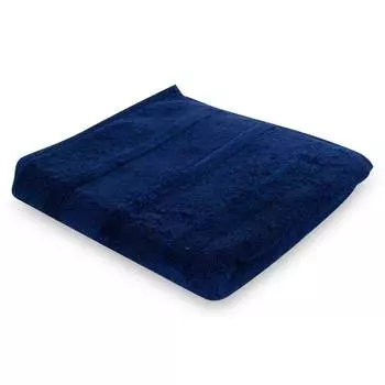 Полотенце махровое Cawo Noblesse 50x100см, цвет синий