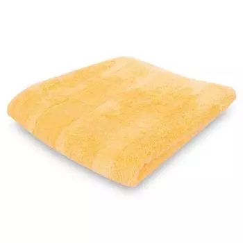 Полотенце махровое Cawo Noblesse 80x160см, цвет жёлтый