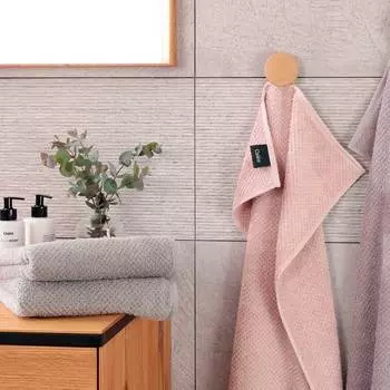 Полотенце махровое Cawo Pure 80x150см, цвет пудровый
