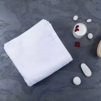 Полотенце махровое Lameirinho Aqua 50x100см, цвет белый