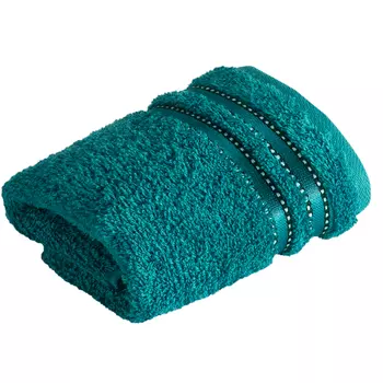 Полотенце махровое Vossen Cult de Luxe 30x30см, цвет изумрудный