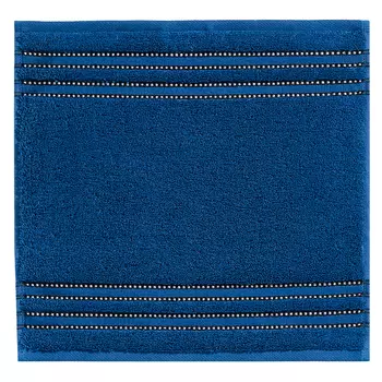 Полотенце махровое Vossen Cult de Luxe 30x30см, цвет темно-синий