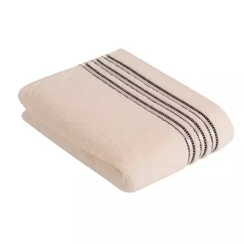 Полотенце махровое Vossen Cult de Luxe 67x140см, цвет бежевый