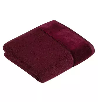 Полотенце Vossen Pure 50x100см, цвет бордовый