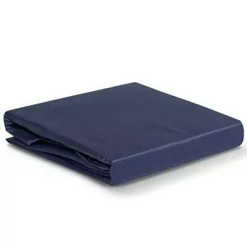 Простыня 1,5-спальная Tkano Essential 180x270см, цвет синий