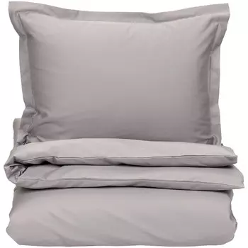 Простыня 2-спальная Gant Home Sateen 220x280см, цвет серый
