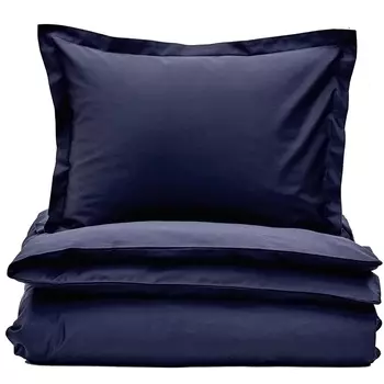 Простыня 2-спальная Gant Home Sateen 220x280см, цвет синий