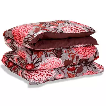 Простыня евро Gant Home Dahlia Flower 260x260см, многоцветие