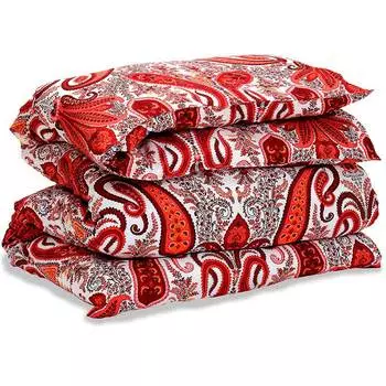 Простыня евро Gant Home Key West Paisley 260x260см, цвет коричневый