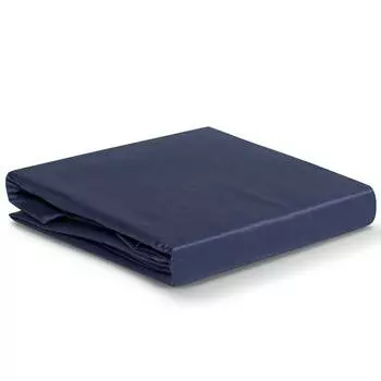 Простыня евро Tkano Essential 240x270см, цвет темно-синий