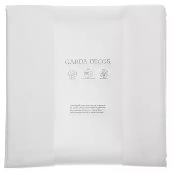Простыня на резинке 1,5-спальная Гарда Декор, цвет белый