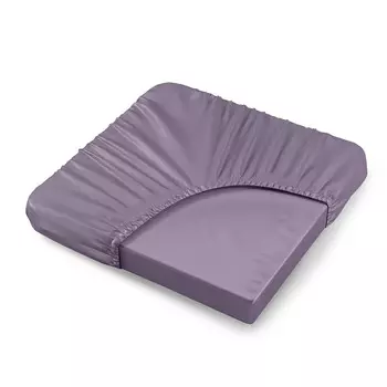 Простыня на резинке двуспальная 160х200см La Prima SilvaSilk Purple