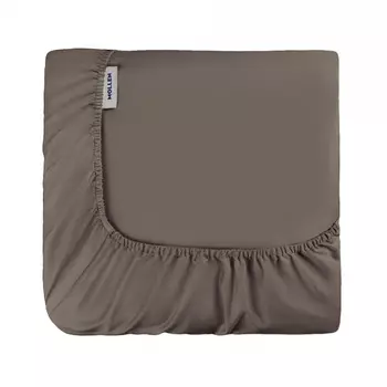 Простыня на резинке Mollen Total Look 180x200см в кофейном
