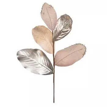 Растение искусственное Вещицы розовый металлик