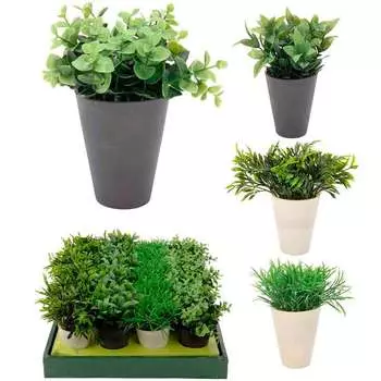 Растение в горшке Гарда Декор 10x10x18см