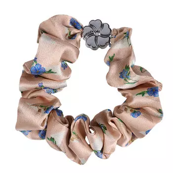 Резинка для волос шелковая Mollen Первоцвет пудровая