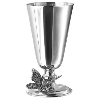 Рюмка Кольчугинский мельхиор Бабочки