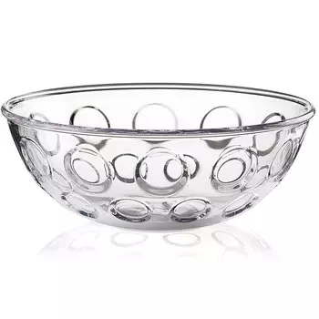 Салатница Forme Casa 25 см прозрачная
