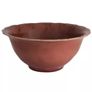 Салатник 26,5см Matceramica Листопад, бордо