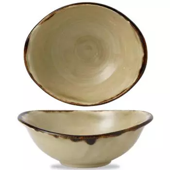 Салатник Dudson Harvest ассиметричный, лен