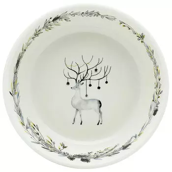 Салатник малый Fitz and Floyd Noel Noir, 22см