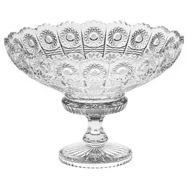 Салатник на ножке Crystal BOHEMIA 25см