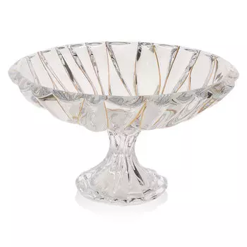 Салатник на ножке Jihlava Bamboo Золотые линии