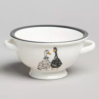 Салатник с ручками Lefard Family Farm 300мл 14x12x6,5см