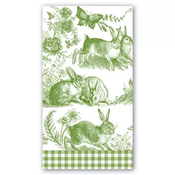 Салфетки бумажные трехслойные Michel Design Works Кролик 15шт 11х20см