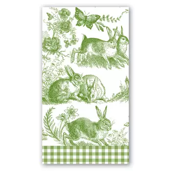 Салфетки бумажные трехслойные Michel Design Works Кролик 20шт 16х16см