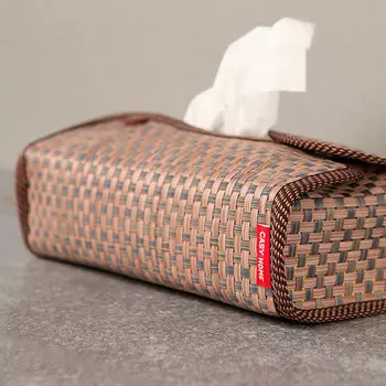 Салфетница Casy Home 24x12x6см, цвет коричневый