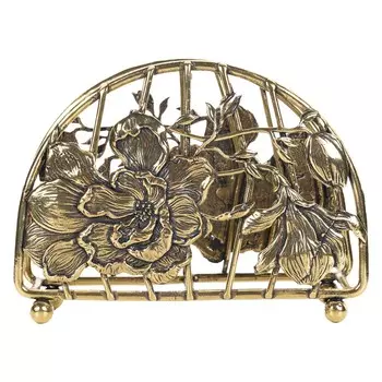 Салфетница Город Подарков Цветы Магнолия в черно-белой коробке