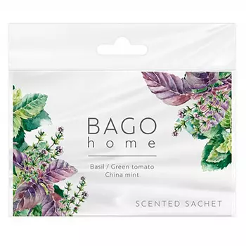 Саше ароматическое BAGO home Акварель. Мята и базилик