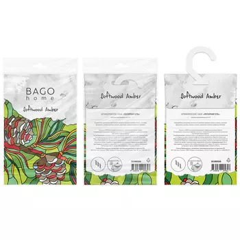 Саше ароматическое BAGO home Мозаика. Янтарная ель