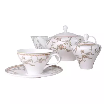 Сервиз чайный на 6 персон Top Art Studio Лейла, 15 предметов