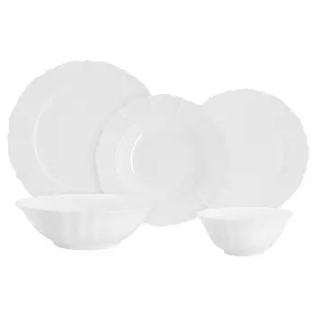 Сервиз обеденный Anna Lafarg Emily Lotus White