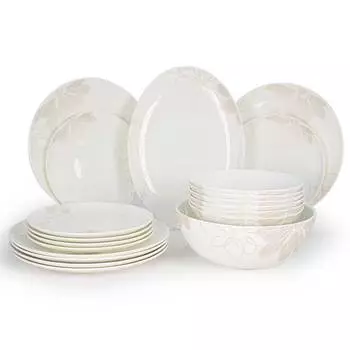 Сервиз столовый АККУ Магнолия 20 предметов на 6 персон