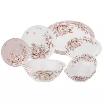 Сервиз столовый Lefard White flower 23 предмета на 6 персон